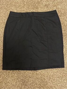 Lane Bryant Black Pencil Skirt